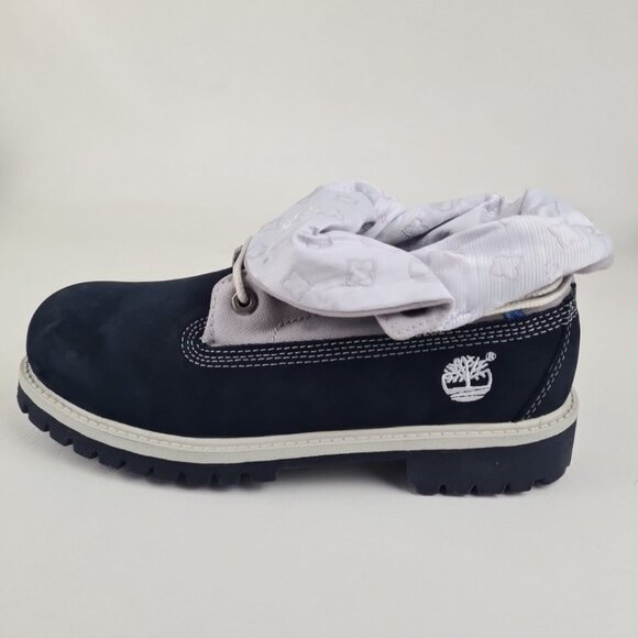 Timberland Script Roll Top Boots Little Kids Navy - Picture 1 of 12